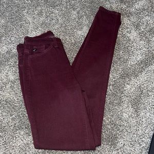 Maroon KanCan Skinny Jeans